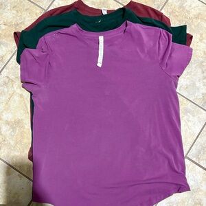 lululemon athletica Short Sleeve Tees - Purple, Green, Red